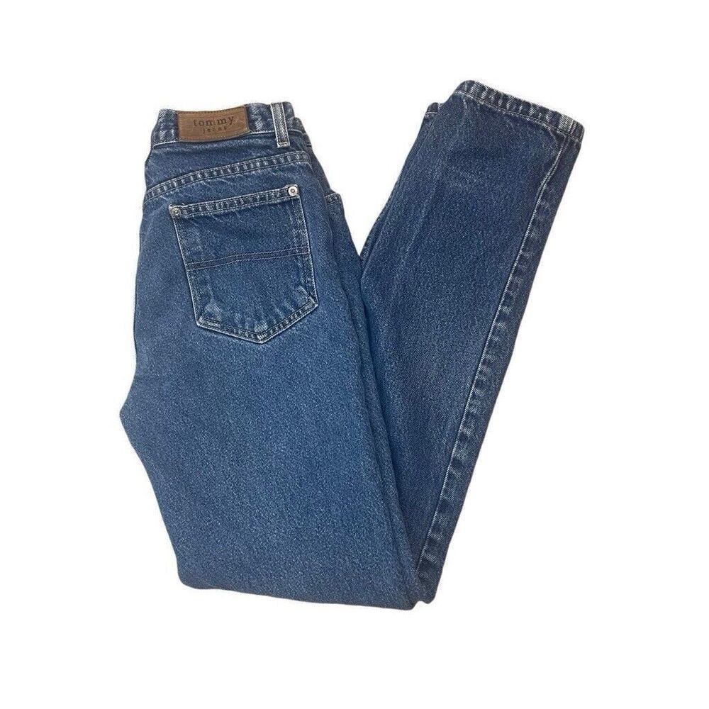 Vintage Y2K 2000s Tommy Jeans High Waisted‎ Size 7 Waist 26"
